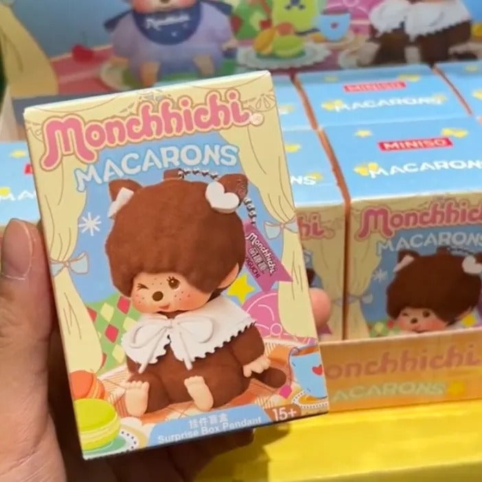 Monchhichi Macaron Mambo Series Plush Pendant Blind Box