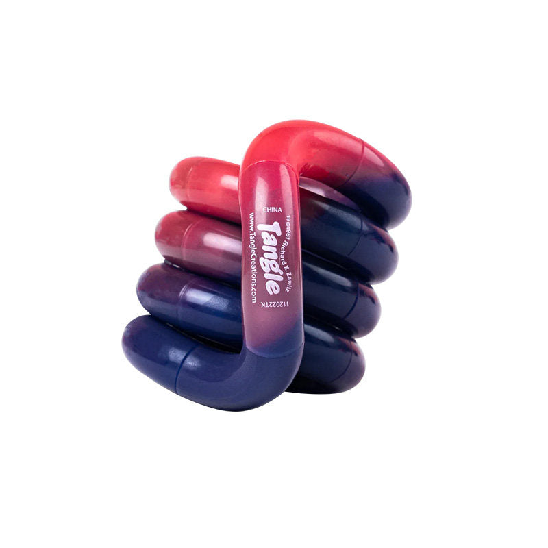 Tangle Original Thermochromic Heat‑Reactive Color‑Changing Fidget Toy, Authentic Twist Sensory Puzzle for ADHD, Anxiety & Stress‑Relief Hand Toy