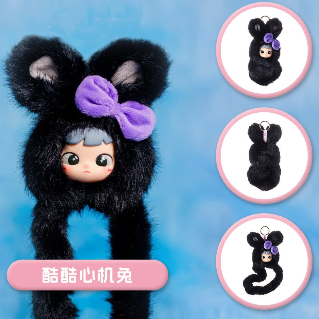 Diudiu baby & Tangle Marshmallow Bear Series Sensory Fidget Toy, Cimmy  Fluffy Bunny Plush Pendant, Twist Sensory Puzzle for ADHD, Anxiety & Stress‑Relief Hand Toy