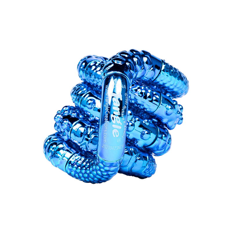 Tangle Original Metallic Textured Series Fidget Toy, Authentic Twist Sensory Puzzle for ADHD, Anxiety & Stress Relief Hand Toy