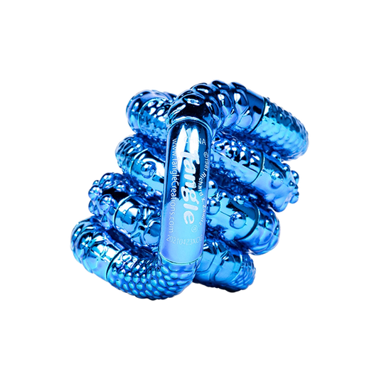 Tangle Original Metallic Textured Series Fidget Toy, Authentic Twist Sensory Puzzle for ADHD, Anxiety & Stress Relief Hand Toy