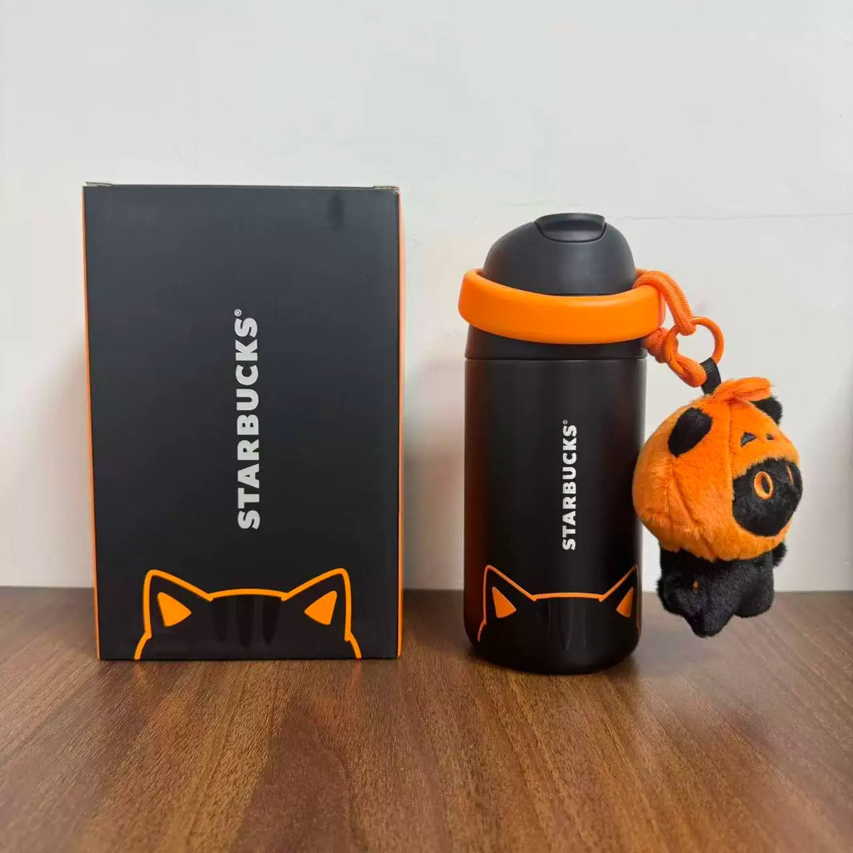 Starbucks Halloween Series Stanley Stainless Steel Tumbler, Witch Cauldron Night Light, Insulated Coffee Cup, Cute Cat & Pumpkin Bear, Holiday Gift Set