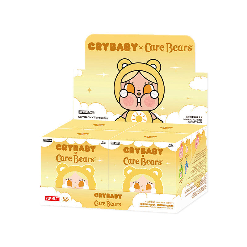 POP MART CRYBABY x Care Bears Series Mini Bag Hanging Jewelry Case Blind Box