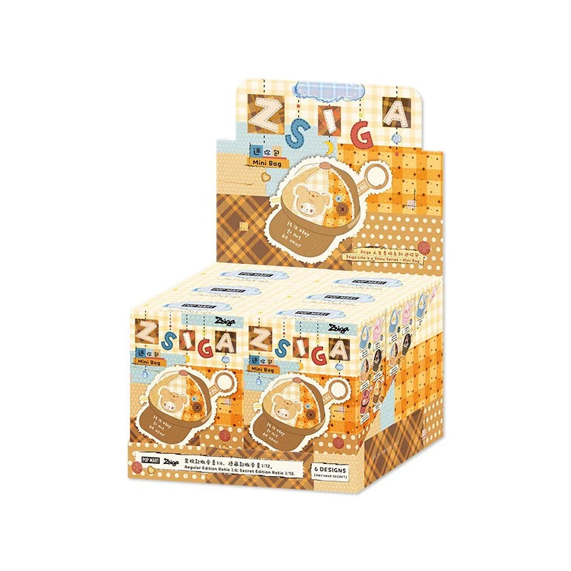 POP MART Zsiga Life is a Show Series Hat Shape Mini Bag Confirm Design