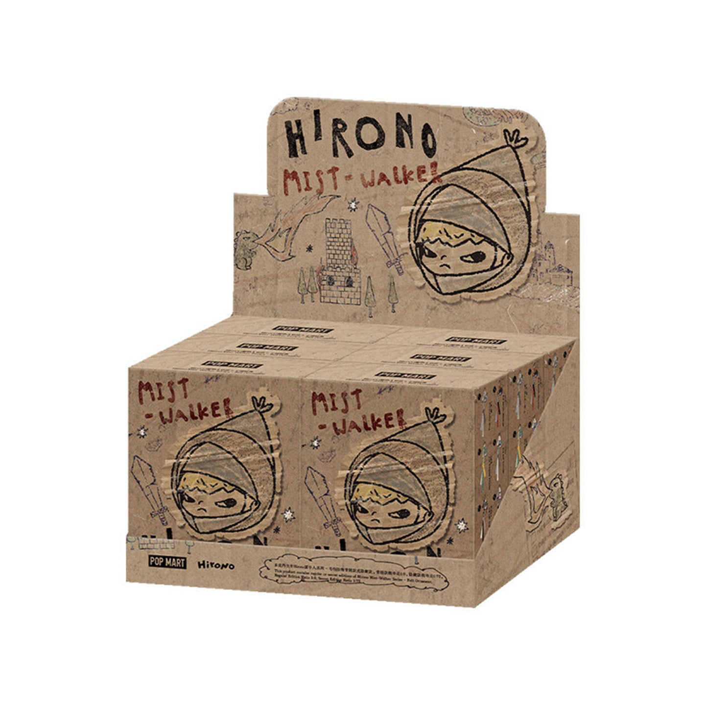 POP MART Hirono Mist-Walker Series Wool Felt Pendant Blind Box