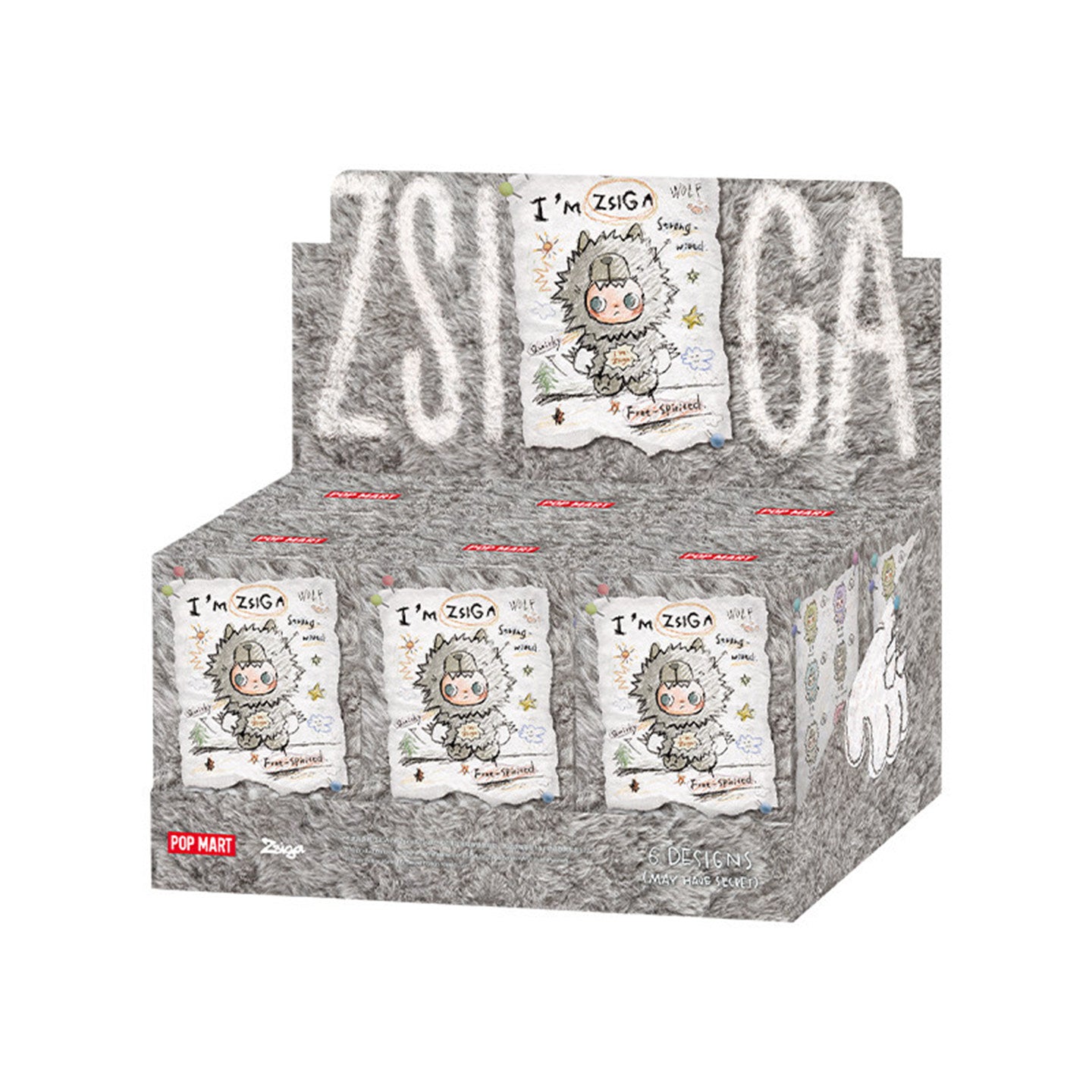 POP MART ZSIGA I'm Zsiga Series-Vinyl Plush Pendant Blind Box