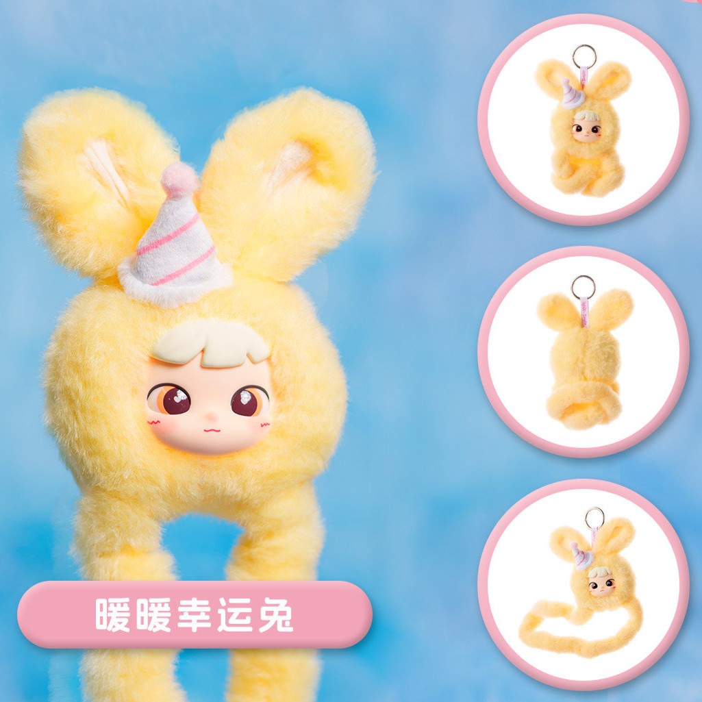 Diudiu baby & Tangle Marshmallow Bear Series Sensory Fidget Toy, Cimmy  Fluffy Bunny Plush Pendant, Twist Sensory Puzzle for ADHD, Anxiety & Stress‑Relief Hand Toy