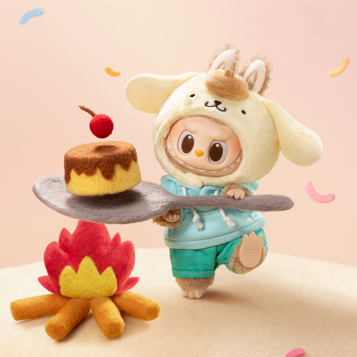 POP MART LABUBU THE MONSTERS x Sanrio Hello Kitty and Friends Series-Vinyl Plush Pendant Blind Box