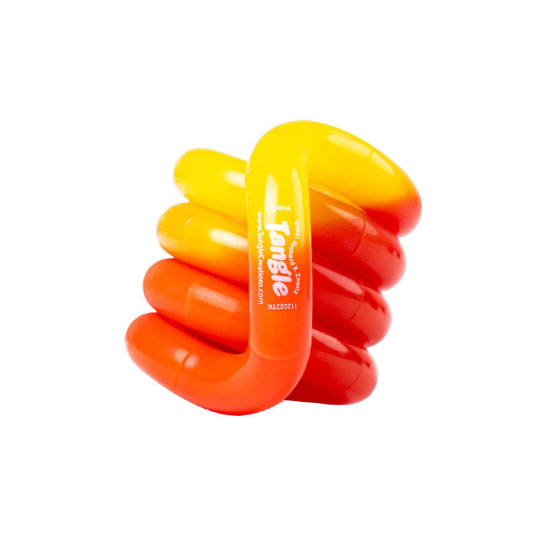 Tangle Original Thermochromic Heat‑Reactive Color‑Changing Fidget Toy, Authentic Twist Sensory Puzzle for ADHD, Anxiety & Stress‑Relief Hand Toy