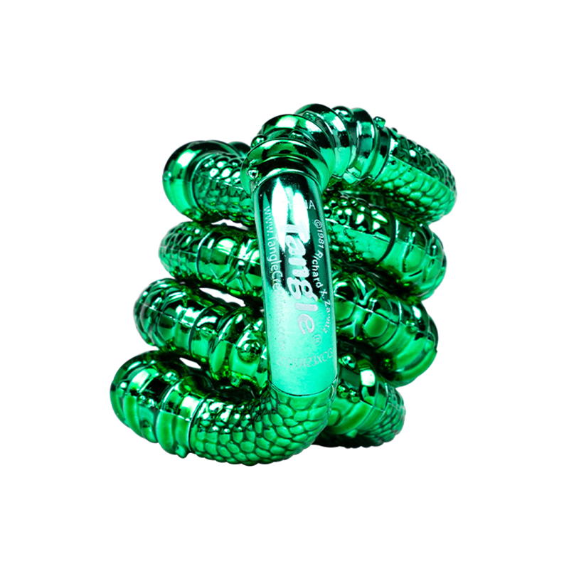 Tangle Original Metallic Textured Series Fidget Toy, Authentic Twist Sensory Puzzle for ADHD, Anxiety & Stress Relief Hand Toy