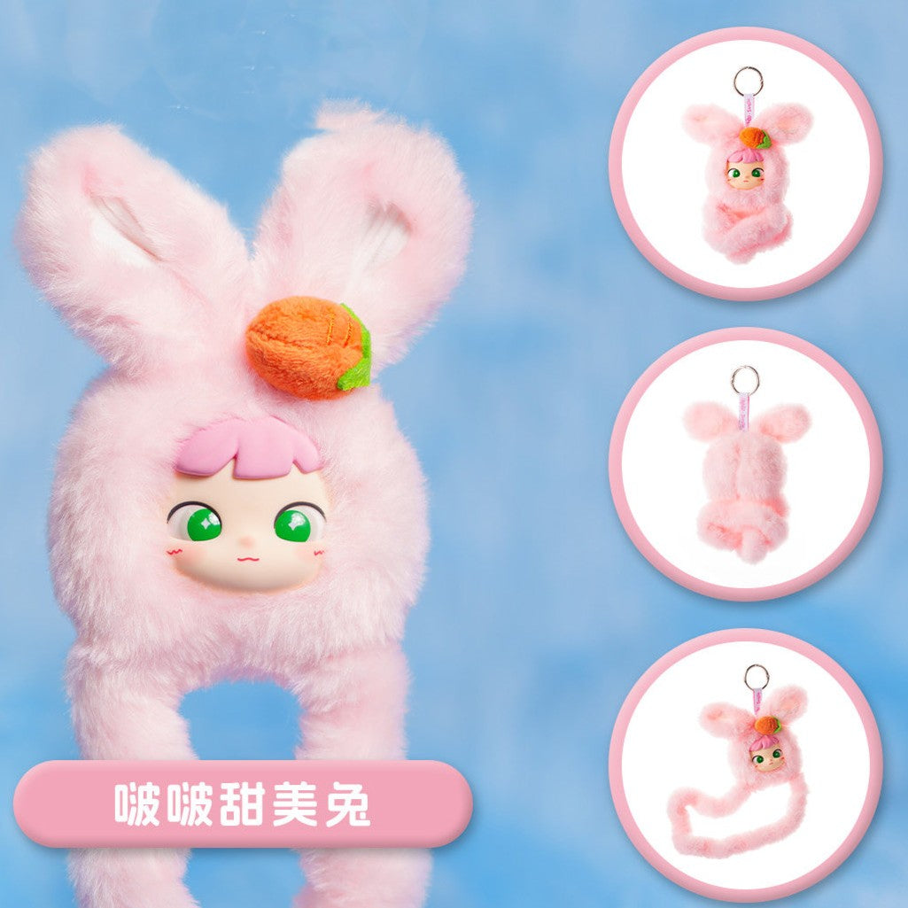 Diudiu baby & Tangle Marshmallow Bear Series Sensory Fidget Toy, Cimmy  Fluffy Bunny Plush Pendant, Twist Sensory Puzzle for ADHD, Anxiety & Stress‑Relief Hand Toy