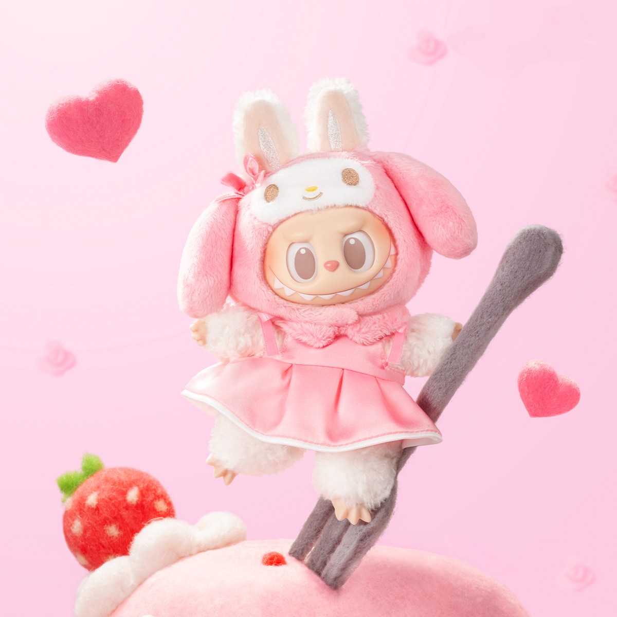 POP MART LABUBU THE MONSTERS x Sanrio Hello Kitty and Friends Series-Vinyl Plush Pendant Blind Box