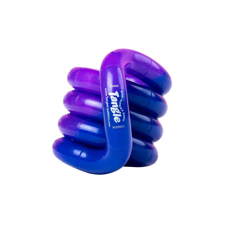 Tangle Original Thermochromic Heat‑Reactive Color‑Changing Fidget Toy, Authentic Twist Sensory Puzzle for ADHD, Anxiety & Stress‑Relief Hand Toy