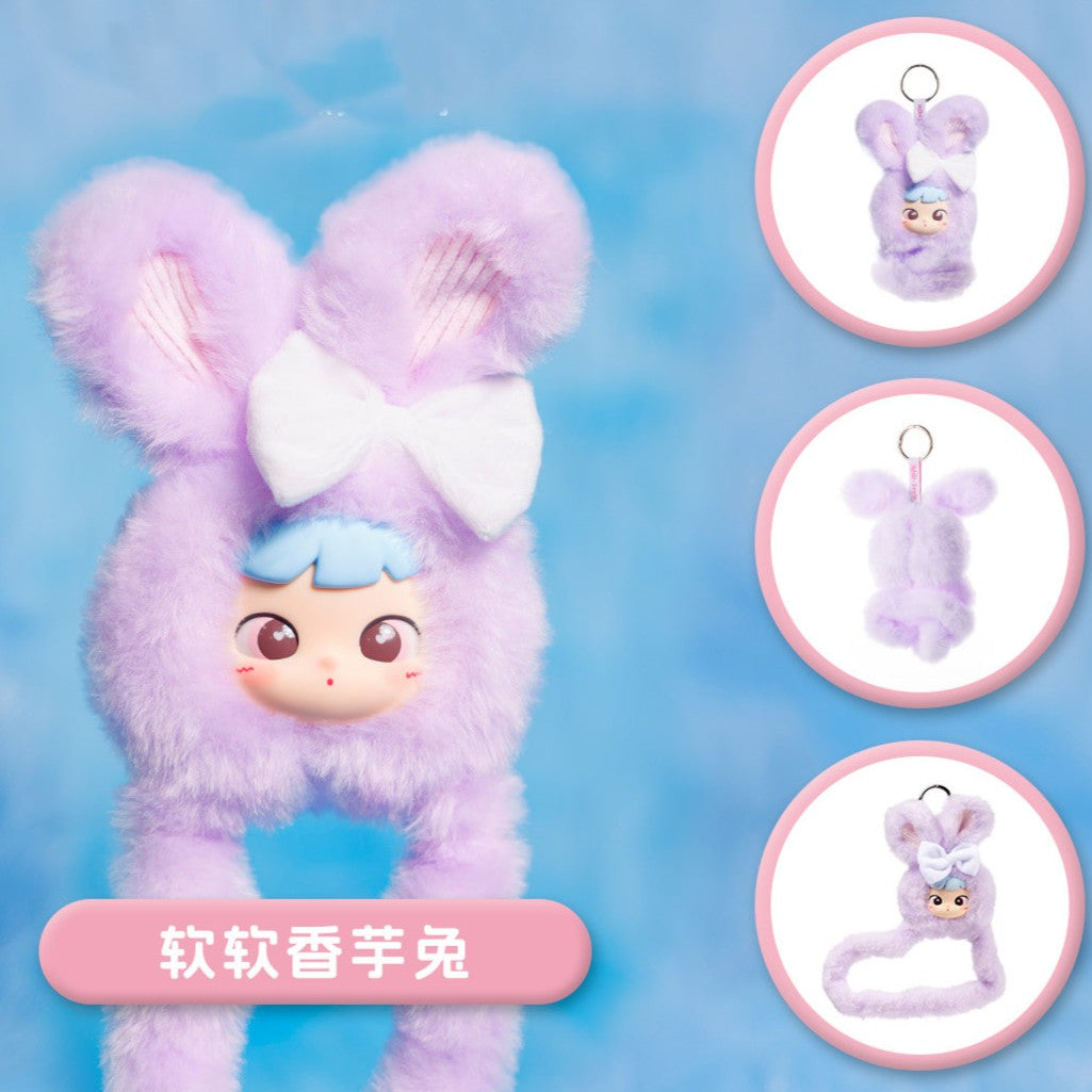 Diudiu baby & Tangle Marshmallow Bear Series Sensory Fidget Toy, Cimmy  Fluffy Bunny Plush Pendant, Twist Sensory Puzzle for ADHD, Anxiety & Stress‑Relief Hand Toy