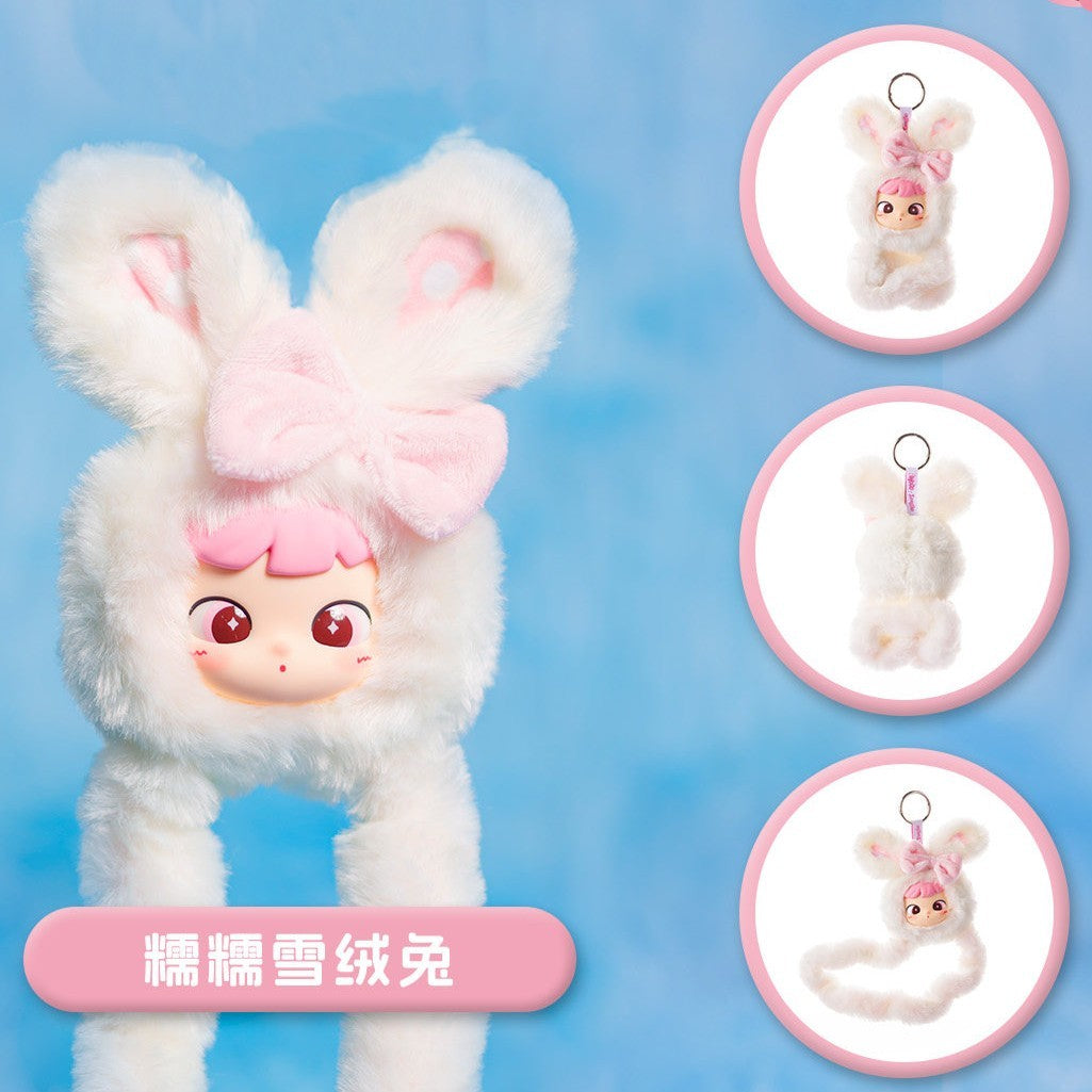 Diudiu baby & Tangle Marshmallow Bear Series Sensory Fidget Toy, Cimmy  Fluffy Bunny Plush Pendant, Twist Sensory Puzzle for ADHD, Anxiety & Stress‑Relief Hand Toy
