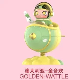 MEGA SPACE MOLLY 100% Blooming Series Peony SAKURA ORCHID LOTUS SILVER FERN Figure