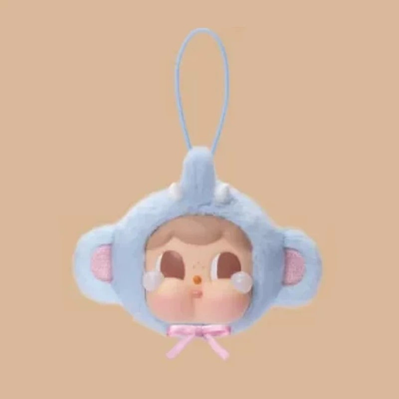 POP MART CRYBABY Sad Zoo Day Series Blind Capsule Toy, Thailand Exclusive Plush Pendant, Cry Buddy Collectible Keychain