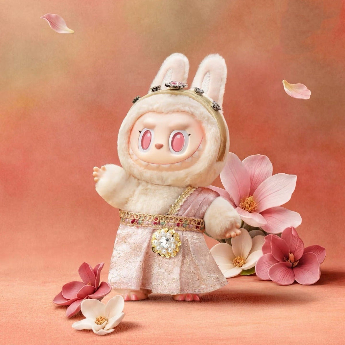THE MONSTERS MOKOKO Blooming Wishes Thailand Exclusive Vinyl Plush Blister Pack