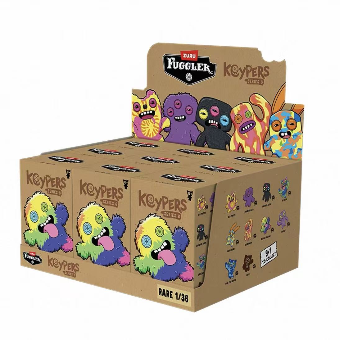 Fuggler x Care Bears Series, Baby Baddies, Baby Pinkles, Funny Ugly Monster Keypers V6 Series, Fugg Nuggets, Alley Cats Series Plush Pendant Blind Box