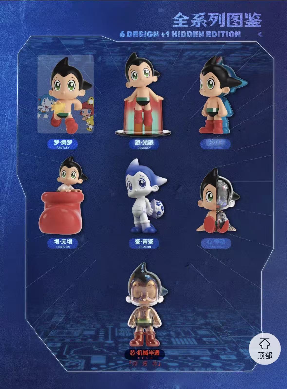 GOHO Go Astro Boy Go! Borderless Series/DNA Moved/Awakening Series/First Generation of Cyborgs Series Figure Blind Box