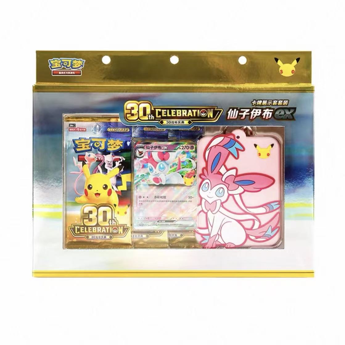 Pokémon TCG 30th Anniversary Celebration Espeon Umbreon Sylveon Greninja ex Battle Deck Set