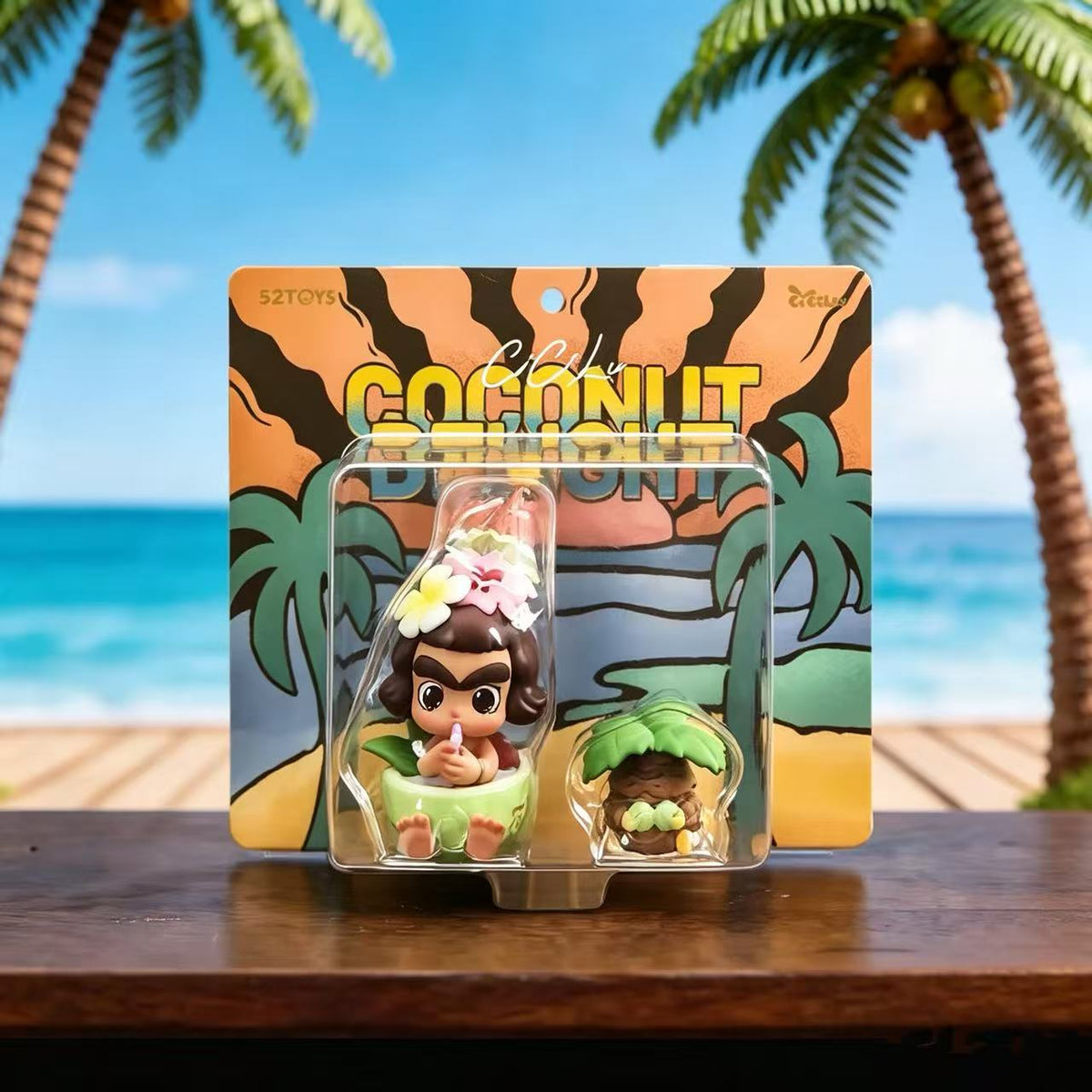 CiciLu × Frida Kahlo Endless Flower Series Figure Hanging Card Delicious Coconut