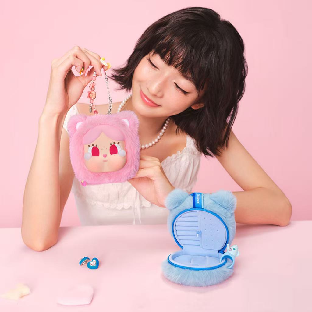 POP MART CRYBABY x Care Bears Series Mini Bag Hanging Jewelry Case Blind Box